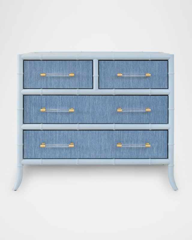 Beckett 4-Drawer Chest, Blue